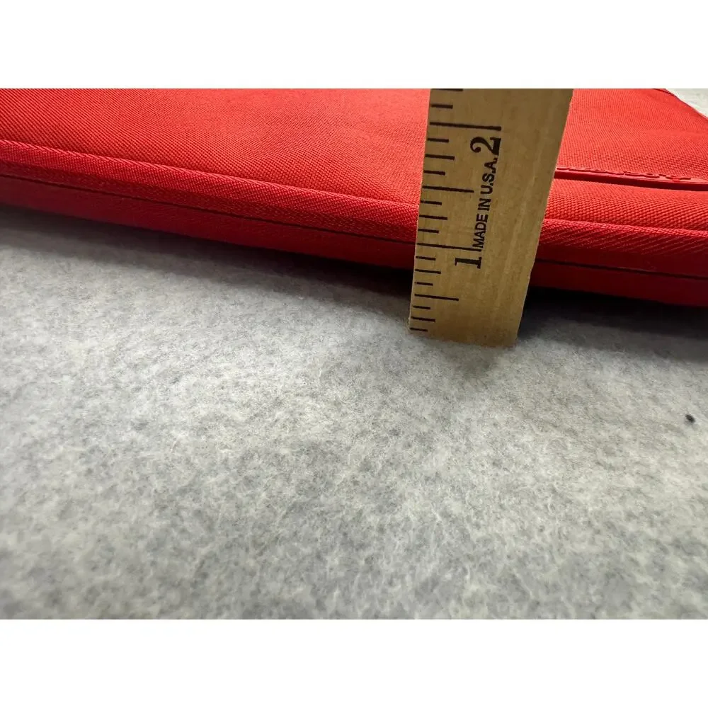 Mosiso Laptop Sleeve Bag Padded Zipper Pocket Red Tech